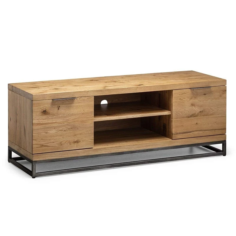 Julian Bowen Brooklyn Tv Unit - Oak&Metal Units