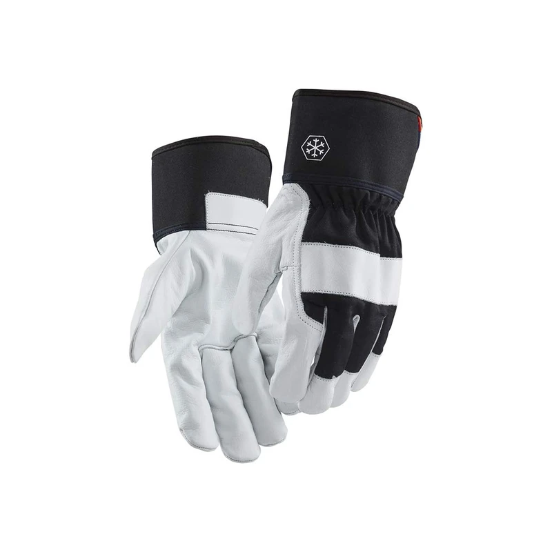 Blaklader 22883900991012 Lined Work Gloves, Black/White, Size 12