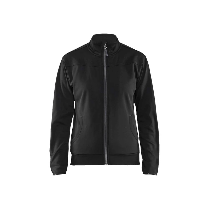 Blaklader 339425269998M Women's Zip Sweatshirt - Black/Dark Grey, Medium