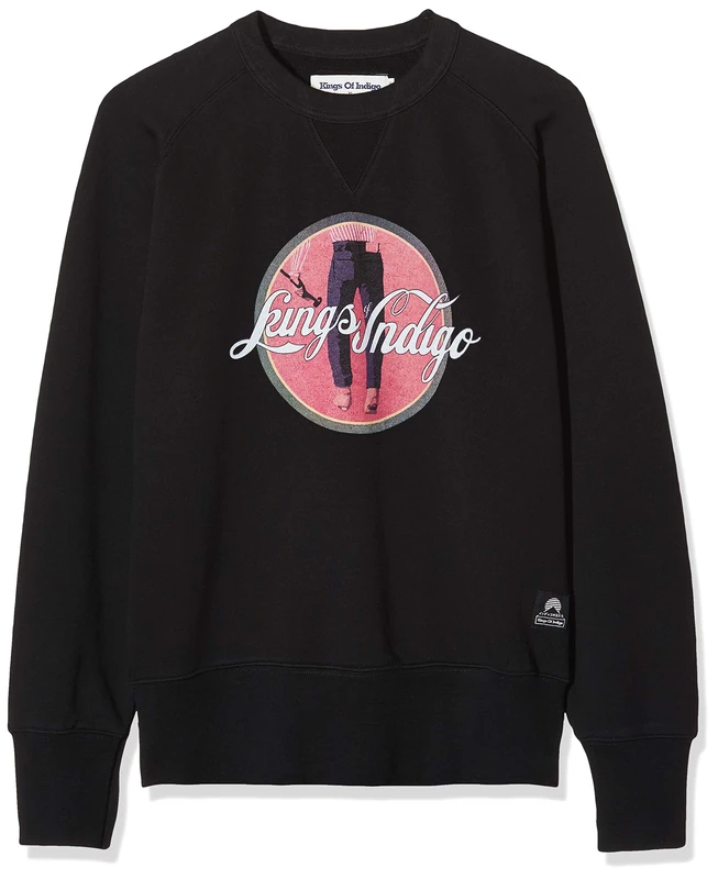 Kings of Indigo Men's Parnell Sweatshirt, Black (Black Cowboy 6906), X-Large