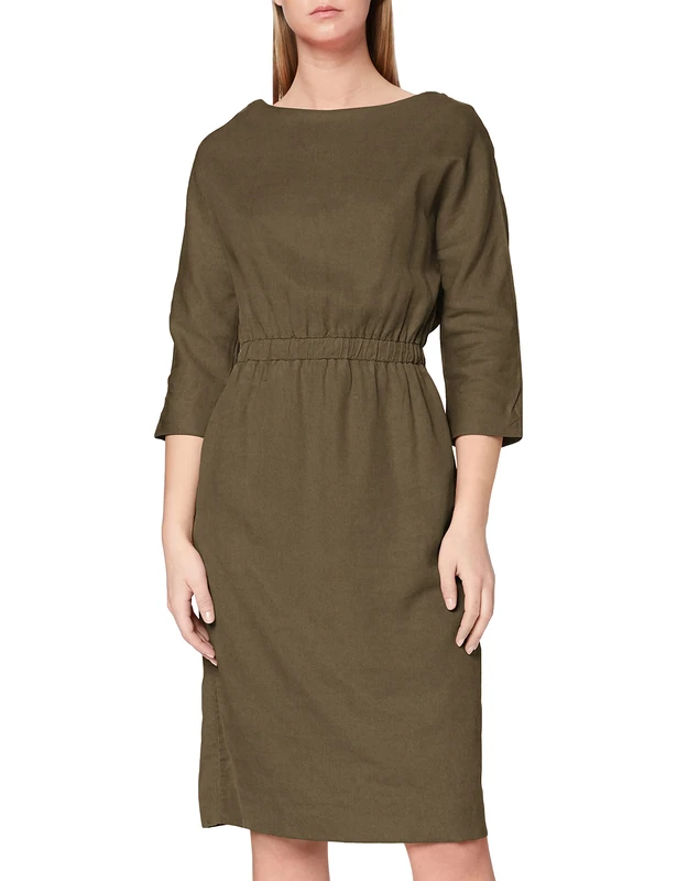 Kings of Indigo Women's Majesta Dress, Green (Olive Drab 7606), Large