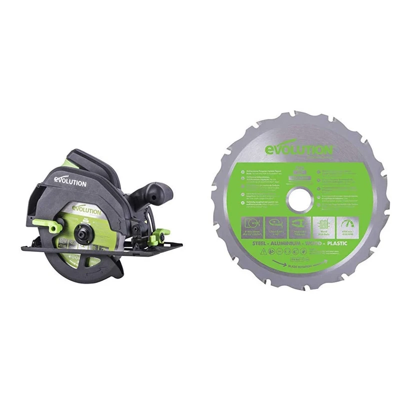 Evolution Power Tools Power Tools FURY Multi-Purpose Carbide-Tipped Blade with Multi-Material Circular Saw