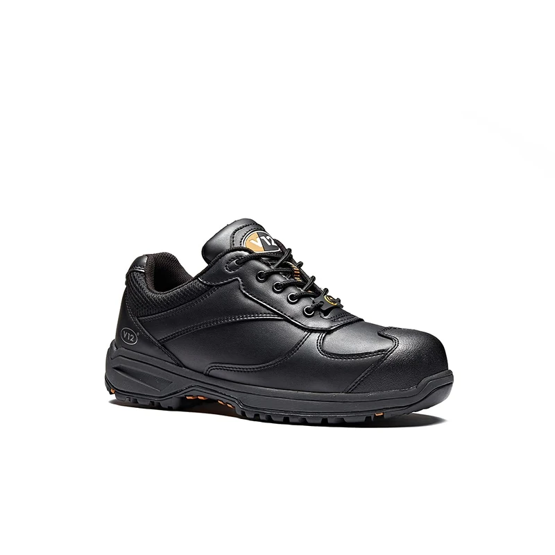 V12 Boost, Lightweight Vegan Men's Safety Trainer, Size 11, Black