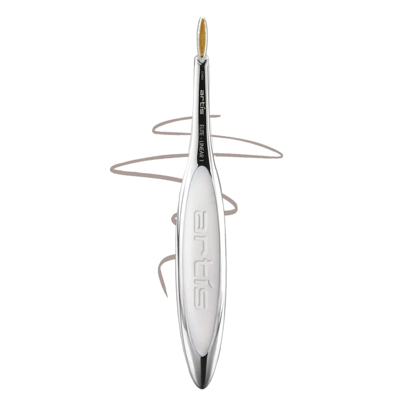 Artis Elite Mirror Linear 1 Makeup Brush | Perfect Precise Liner | Ideal for Eyebrows, Upper Lash Line, Lower Lashes | Special Effects Makeup