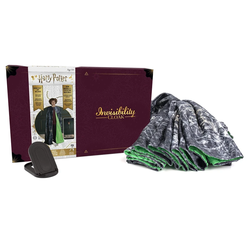 WOW! STUFF Harry Potter Invisibility Cloak Deluxe Adult | Official Wizarding World Merchandise, Collectables, Toys and Gifts | Role Play or Dress-up Costume Accessory for Fans, Girls and Boys, Ages 6+ - Image 1