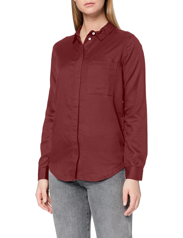 Kings of Indigo Women's Taja Blouse Not Applicable, Brown (Rust 7506), Small - Image 1