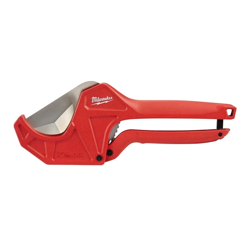 Milwaukee 4932464173 Ratcheting PVC Cutter, 63mm, Red