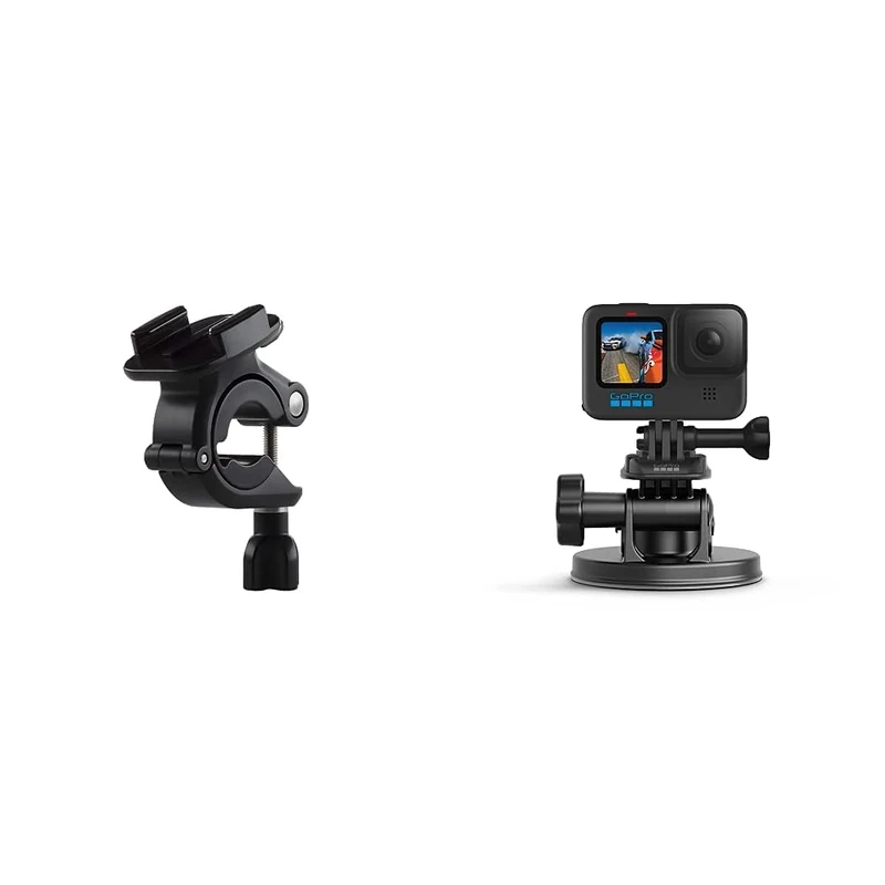GoPro Handlebar, Seatpost and Pole Mount (Official Accessory) & Suction Cup Mount