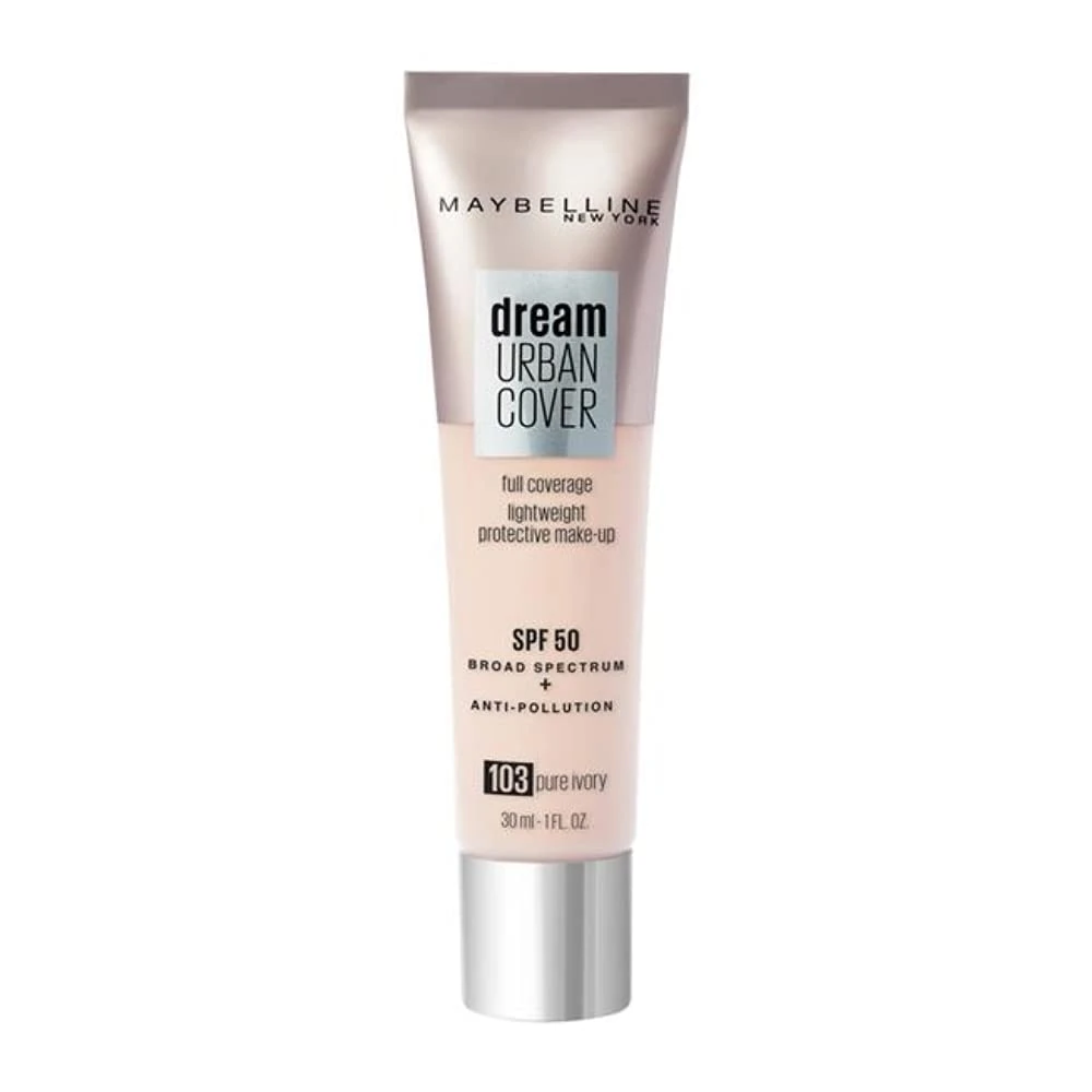 Maybelline Dream Urban Cover SPF50, 103 Pure Ivory, 30 ml (Pack of 1)