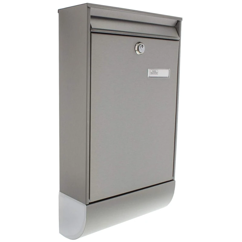 Burg-Wächter 39700 Letterbox Berlin-Set 37770 NI, Stainless Steel