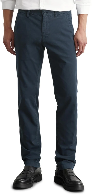 Marc OߴPolo Men's Shaped Fit Chinos with Stretch, Blue (Total Eclipse), W40/L34