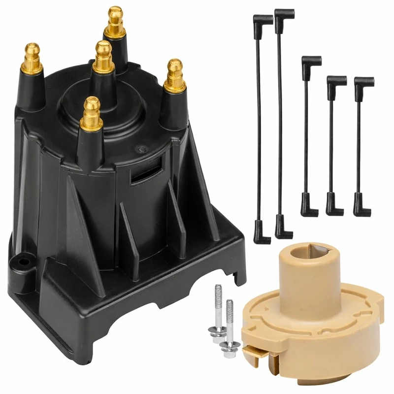RPS Tune Up Kit with Distributor Cap and Rotor and Spark Plug Wires Mercruiser 3.0L LX Replaces 811635Q2 816761Q14