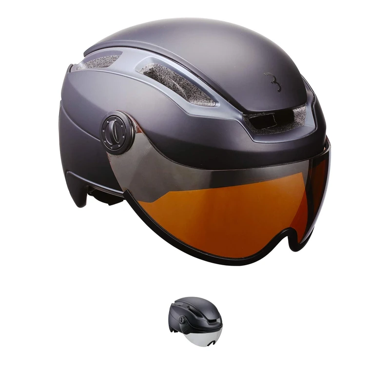 BBB Cycling E-bike and Speed Bicycle Helmet with Adjustable Visor Men Women Indra FaceShield BHE-56F