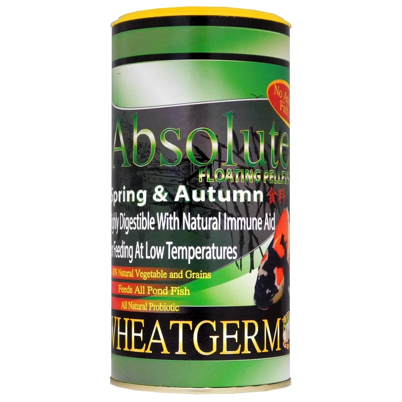 Cloverleaf Absolute Wheatgerm Floating Pellets Koi Pond Fish Food [Spring & Autumn] [9KG 3mm]