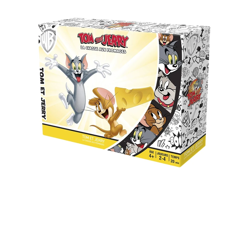 TOPI GAMES - Tom and Jerry - Board Game - Child Game - Family Game - For Ages 7+ - 2-4 Players - TJ-679001 - French Version - Image 1