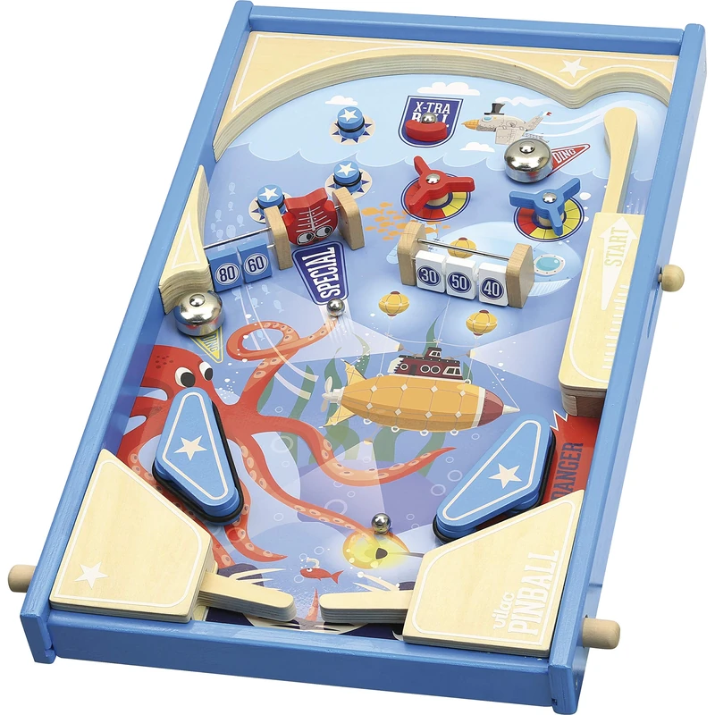 Vilac Large Wooden Pinball Under the Sea