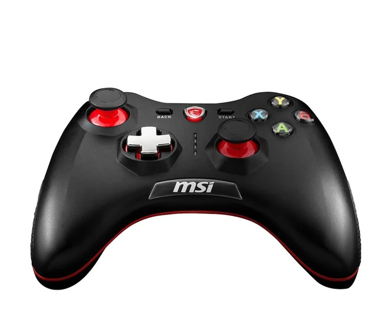 MSI FORCE GC30 Wireless Gaming Controller - PC and Android ready, Upto 8 hours battery usage, adjustable D-Pad cover, Dual vibration motors, Ergonomic design - Image 1