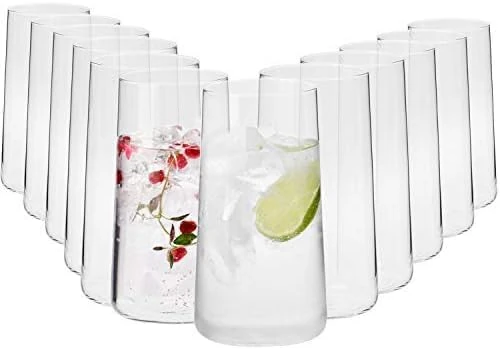 Krosno Highball Glasses Set of 12, 550 ml, Avant-Garde Collection