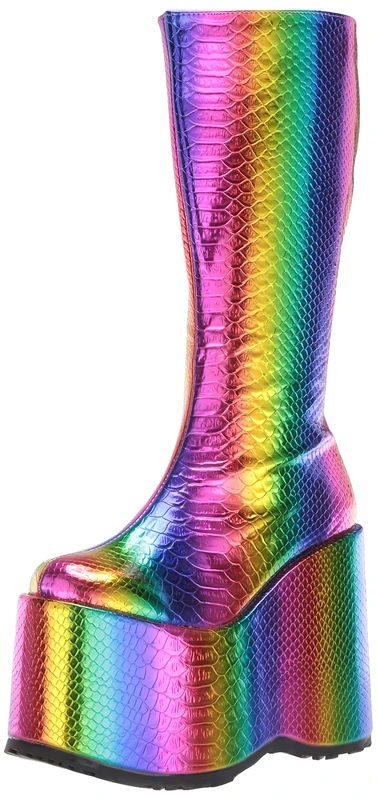Ellie Shoes Women's 500-amara Fashion Boot, Multi, 5 UK
