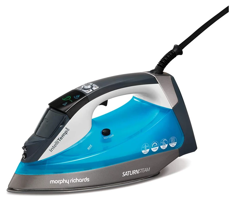 Morphy Richards 305003 Steam Iron with Intellitemp No Burns Guaranteed, 2400 W, 350 milliliters, Blue