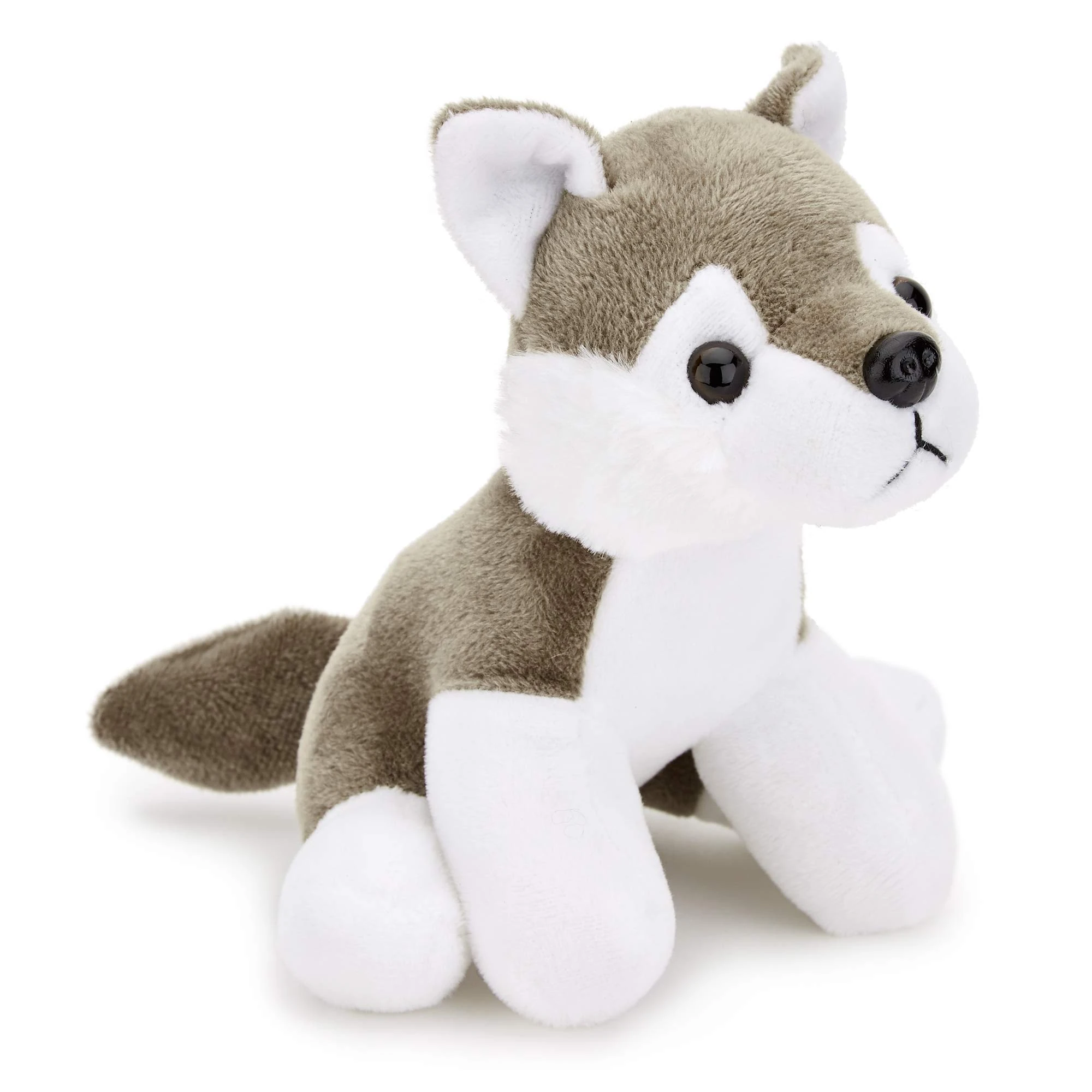 Zappi Co Children's Soft Cuddly Plush Toy Animal - Perfect Perfect Soft Snuggly Playtime Companions for Children (12-15cm /5-6") (Wolf)