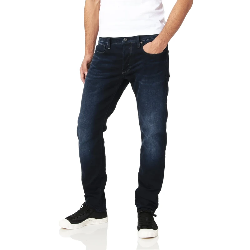 G-Star Men's 3301 Slim Fit Jeans, Blue (dk aged 51001-6590-89), 29W / 34L