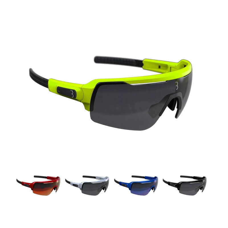 BBB Cycling Unisex's sport glasses Commander, matt neon yellow, One Size