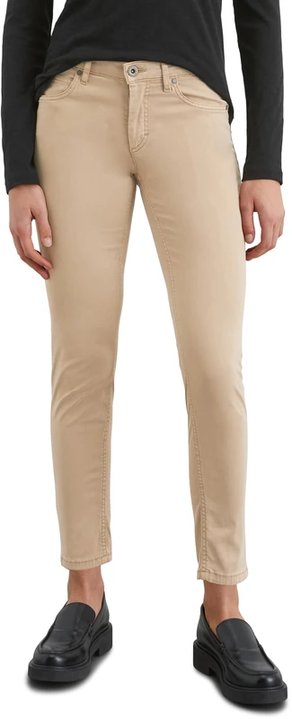 Marc OߴPolo Women's Slim Fit Trousers with Stretch, Beige (Norse Sand), W26/L32 - Image 1