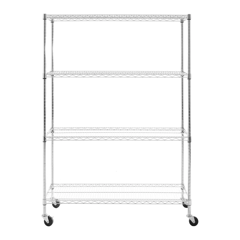 Premier Frankfurt Metal Shelf Unit, 4 Tier - Image 1
