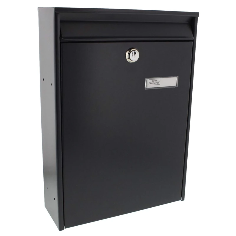 Burg-Wächter 27320 Letterbox Leipzig 777 ANT Perforated, Anthracite