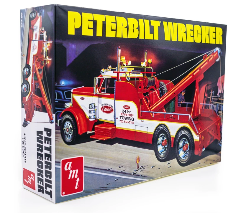 AMT 1/25 Peterbilt 359 Wrecker Plastic Model Kit