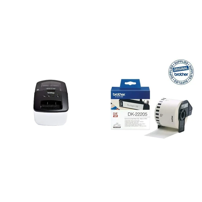 Brother QL-700 Label Printer with DK-22205 Label Roll
