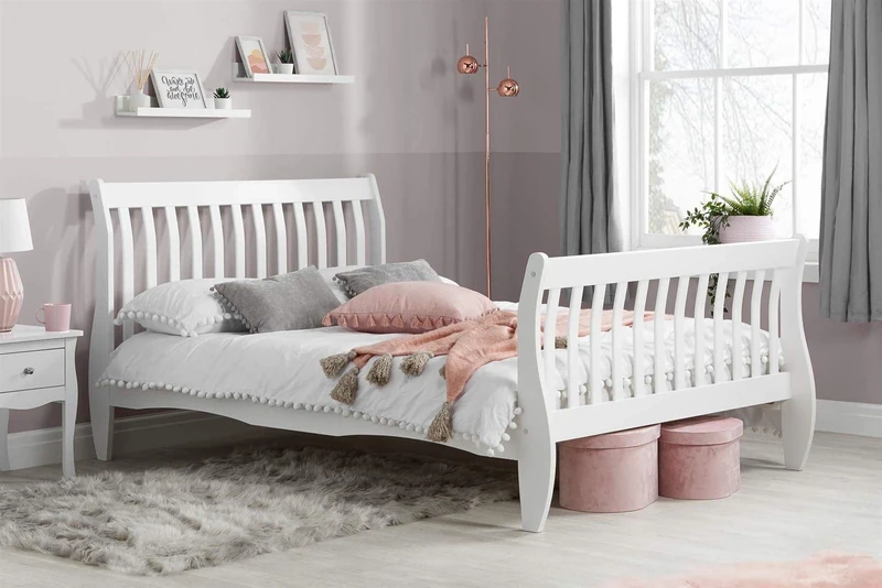 Birlea, 120cm Belford Bed, White