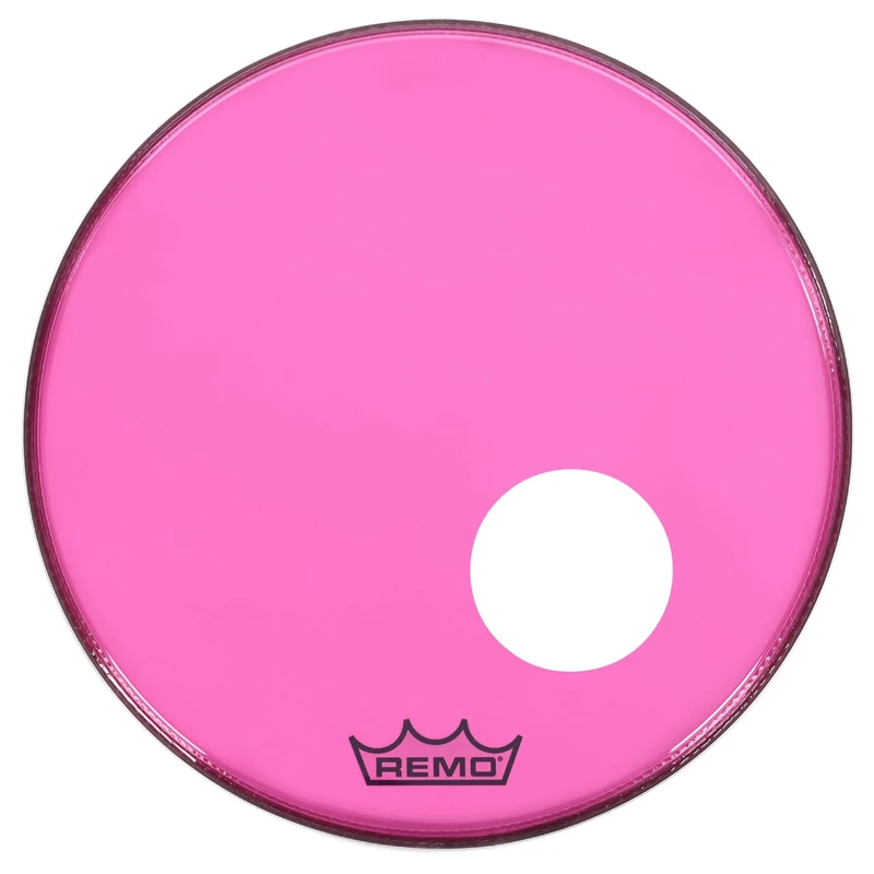 Remo Colortone Powerstroke 3 Drum Head Clear Ported 20 Inches P3-1320-CT-PKOH Pink