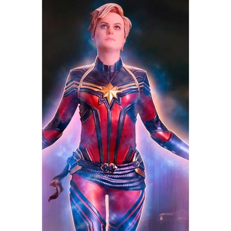 Electronic Arts Iron Studios 24619-10 Captain Marvel BDS Art Scale 1/10 – Avengers: Endgame Figure, Black
