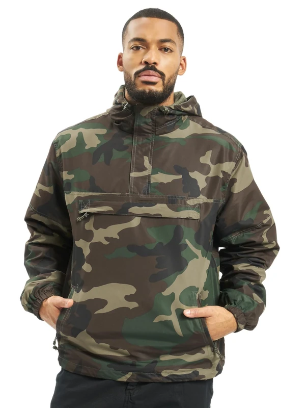 Brandit Summer Windbreaker, color: woodland, size: 3XL