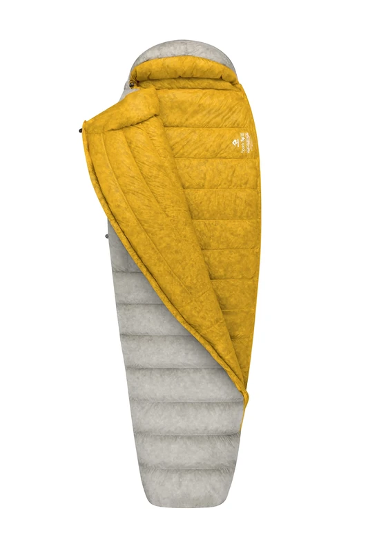 SEA TO SUMMIT Unisex - Adult Saco de Plumas Spark SpIII L, Golden Yellow/Grey, Long