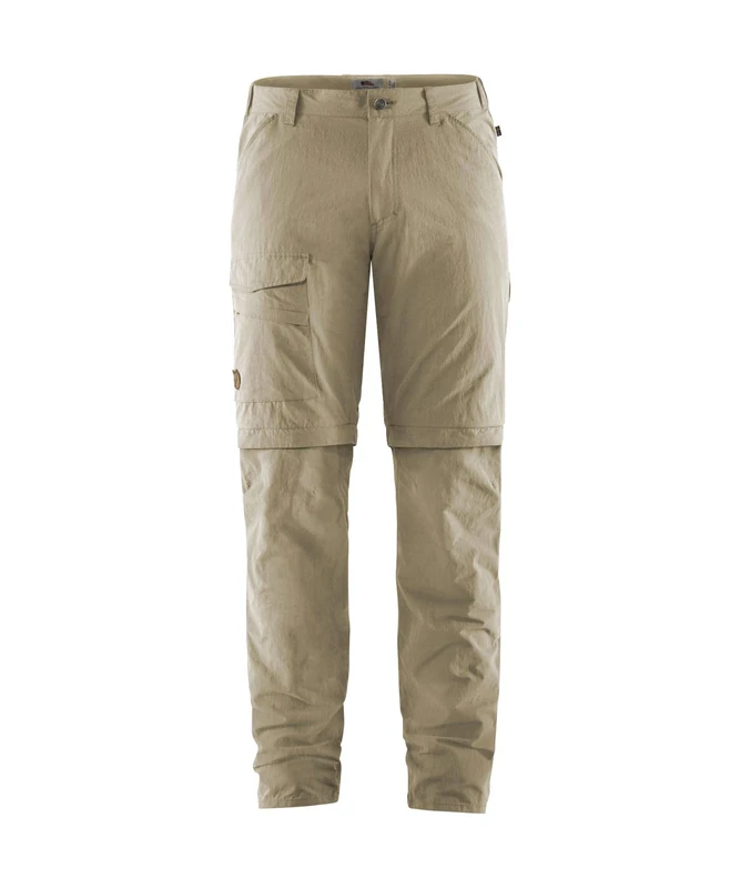 Fjallraven Men's Travellers Mt Zip-off M Sport Trousers, Beige, 52 UK