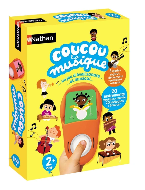 Nathan - Cucou la Musique - An educational electronic game for children aged 2 and up - Image 1