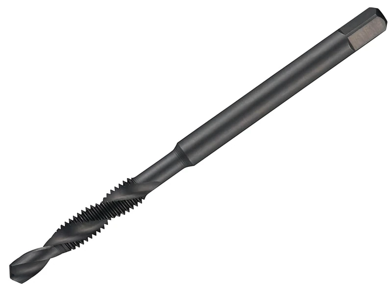 Dormer HSS Metric Coarse Combination Drill & Spiral Flute Tap M8 Suitable for use on Most Materials