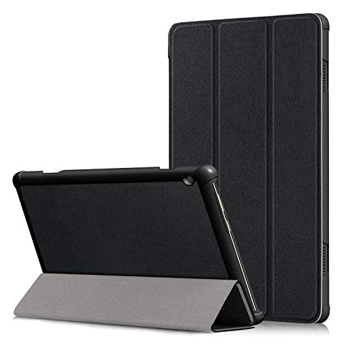 ProCase Lenovo Tab M10 Case, Slim Smart Cover Stand Folio Case for 10.1" Lenovo Tab M10 (Model: TB-X605F) 2018 Released –Black