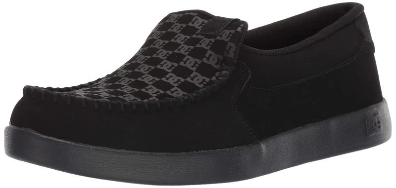 DC Men's Villain 2 Skate Shoe, Black, 4 UK