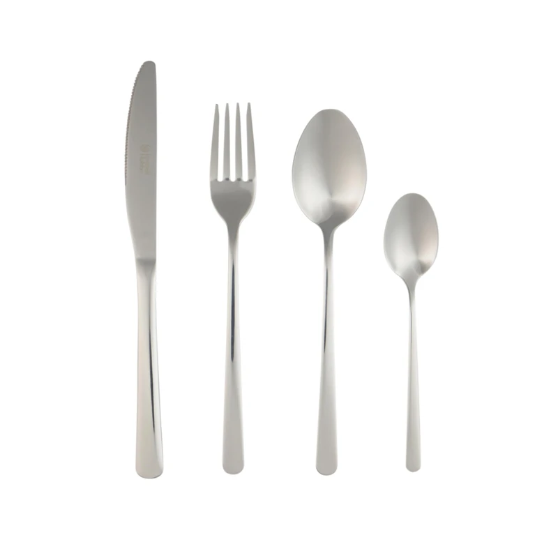 Russell Hobbs Vienna 48 Piece Cutlery Set - Stainless Steel Silverware, Service for 12, Tableware with Forks, Knives, Tablespoons and Teaspoons, Dishwasher Safe Flatware, Mirror Polished