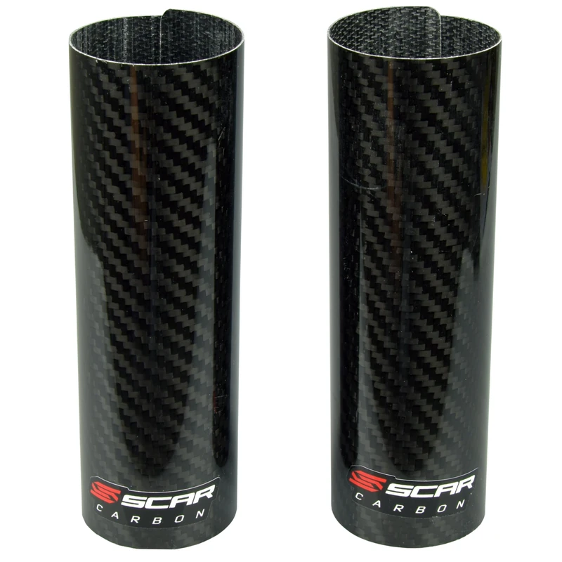 SCAR Carbon Upper Fork Wraps Protector Compatible with YAMAHA YZ YZF YZX WRF 125 250 450