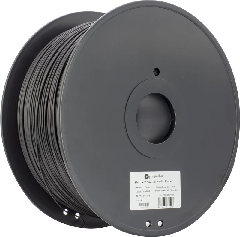 Polymaker 70595 Filament PLA 1.75mm 3kg Black PolyLite 1 pc(s)