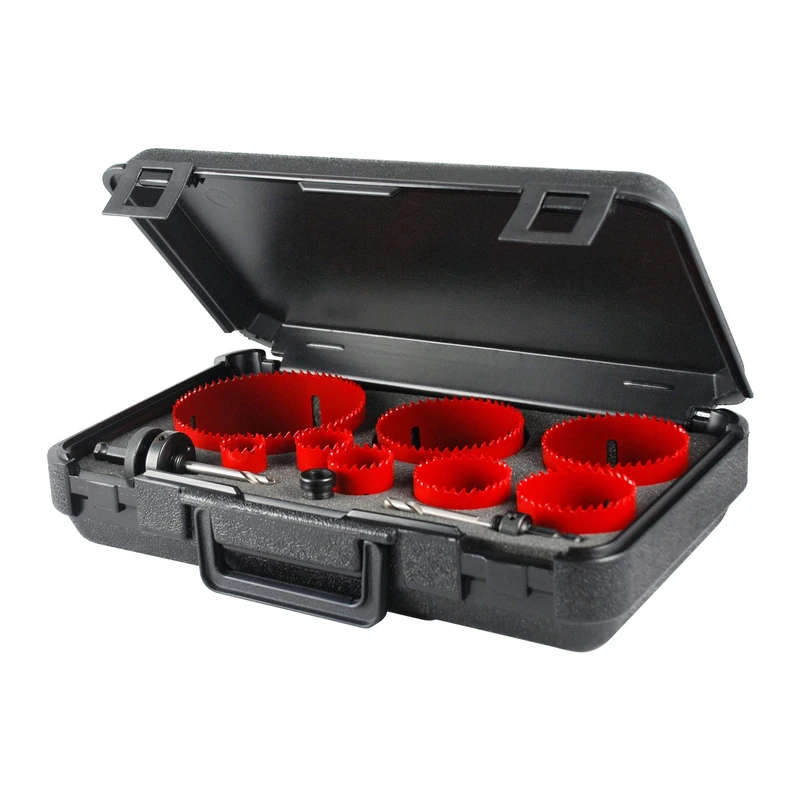 RIDGID 26991 Model 1251 Hole Saw Kit, with Arbors and Adaptor Nut