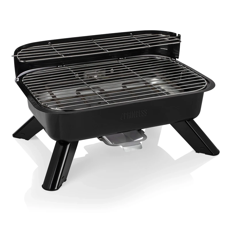 Princess 2000W Electric or Charcoal Hybrid BBQ Grill