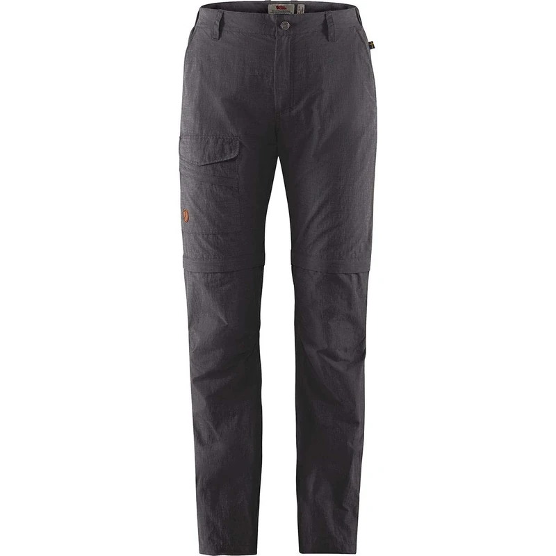 Fjallraven F84759-030 Travellers MT Zip-off Trousers, Women, Dark Grey, 44