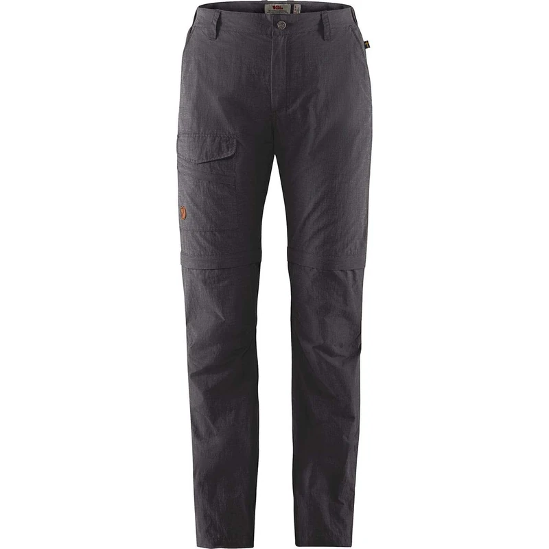 Fjallraven F84759-030 Travellers MT Zip-off Trousers, Women, Dark Grey, 36