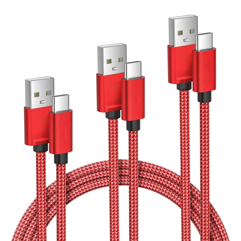 Elebase for iPhone 17 Pro Max Car Charger Cable 0.5/1/2M 3 Pack,USB A to Type C Charging Cord for New Apple 16 15 Pro Max Plus,iPad Pro 2024 2022 2021 2020 2018 iPad Air 5 4 iPad Mini 8 7 6